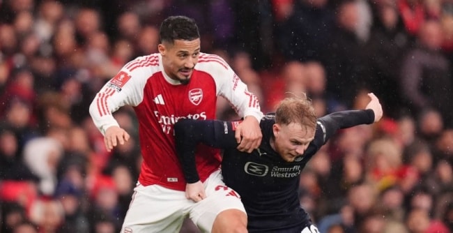 William Saliba - 8 điểm.