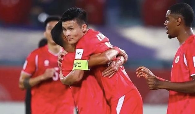 Công an Hà Nội đủ sức ghi 3 bàn vào lưới Tampines Rovers.