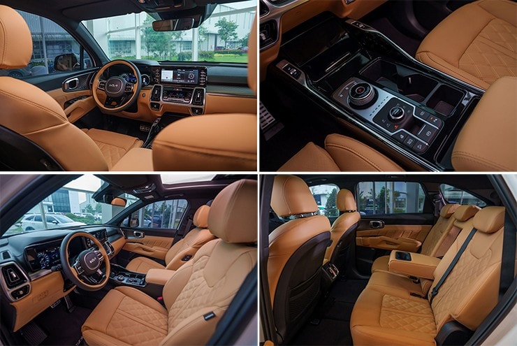 Không gian nội thất hiện đại của KIA Sorento 2026