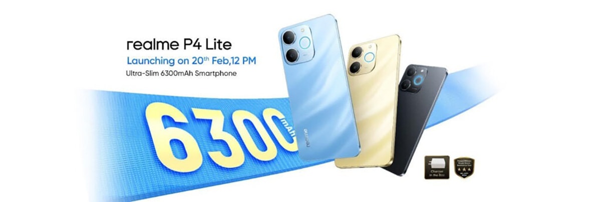 realme P4 Lite sẽ ra mắt vào ngày 20/2
