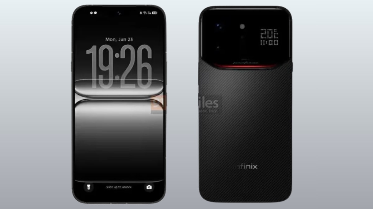 Mặt lưng Note 60 Ultra với mô-đun camera kéo dài tràn viền, gợi nhớ đến iPhone 17 Pro và Xiaomi 17 Pro