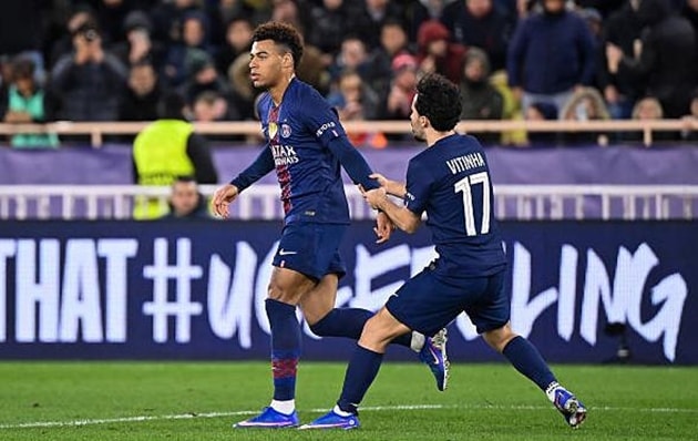 Desire Doue tỏa sáng giúp PSG ngược dòng thành công.