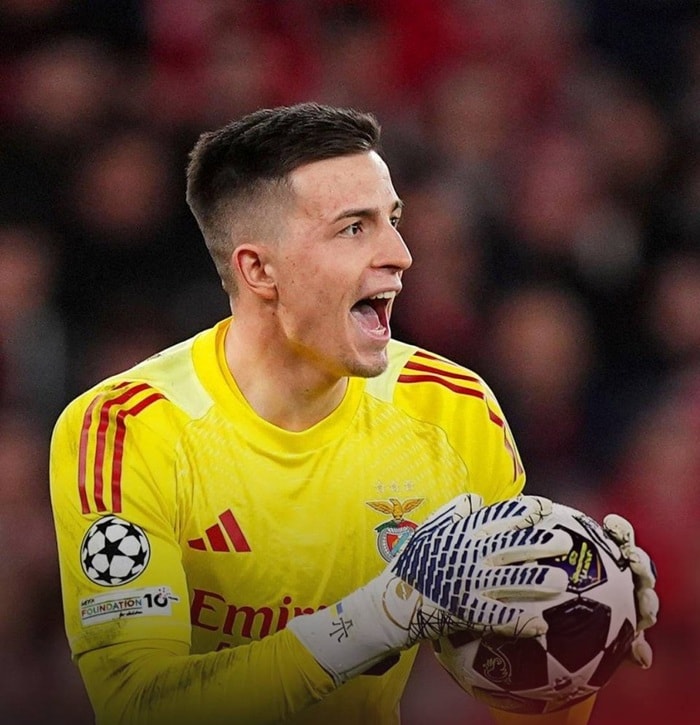 Thủ môn Anatoliy Trubin cản phá cú dứt điểm của các cầu thủ Real Madrid