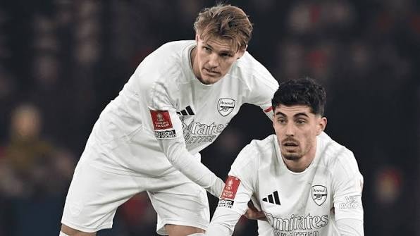 Havertz và Odegaard sẽ vắng mặt trước Wolves.