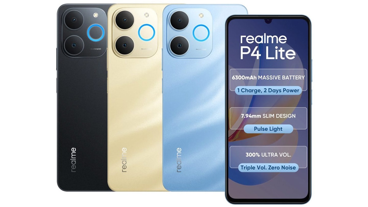 Ba phiên bản màu sắc của realme P4 Lite 4G