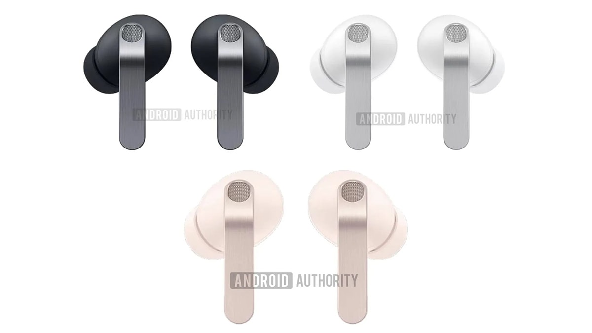 Các tùy chọn màu sắc của Galaxy Buds 4 Pro