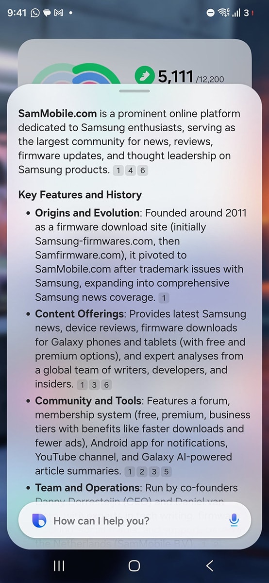 Giao diện tìm kiếm của Bixby mới