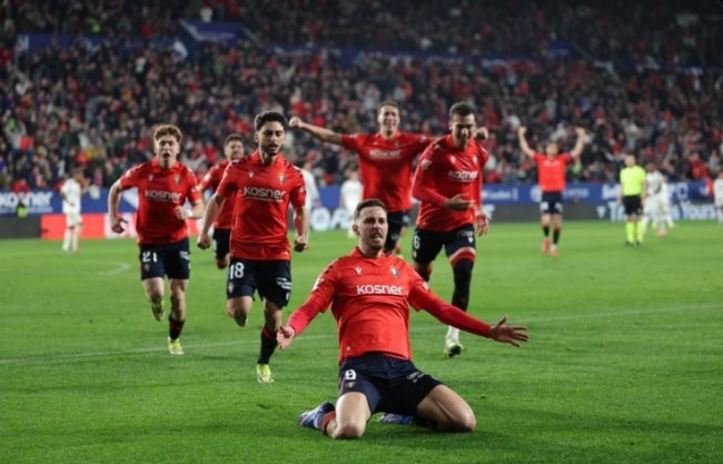 Raul Garcia mang về 3 điểm cho Osasuna.