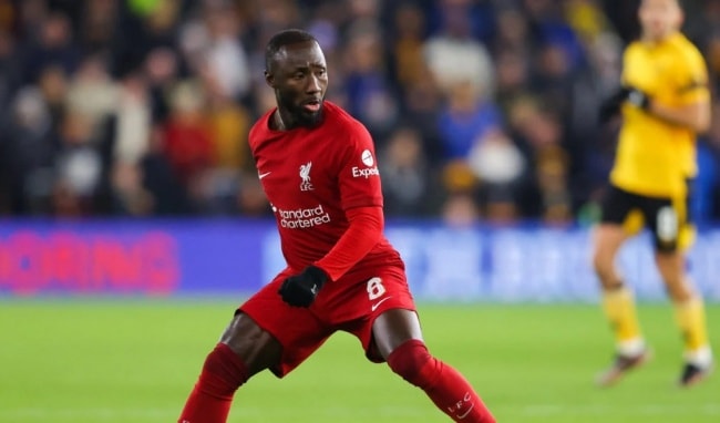 Naby Keita trong màu áo Liverpool