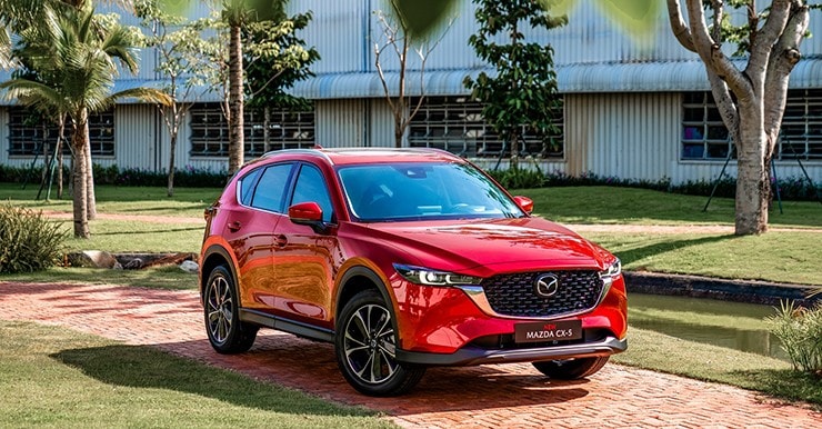 Hệ thống đèn pha LED trên Mazda CX-5