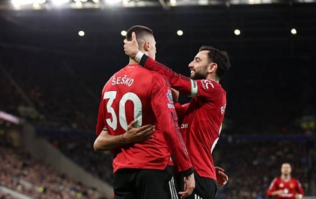 Sesko ngày càng hòa nhập tốt với các đồng đội.