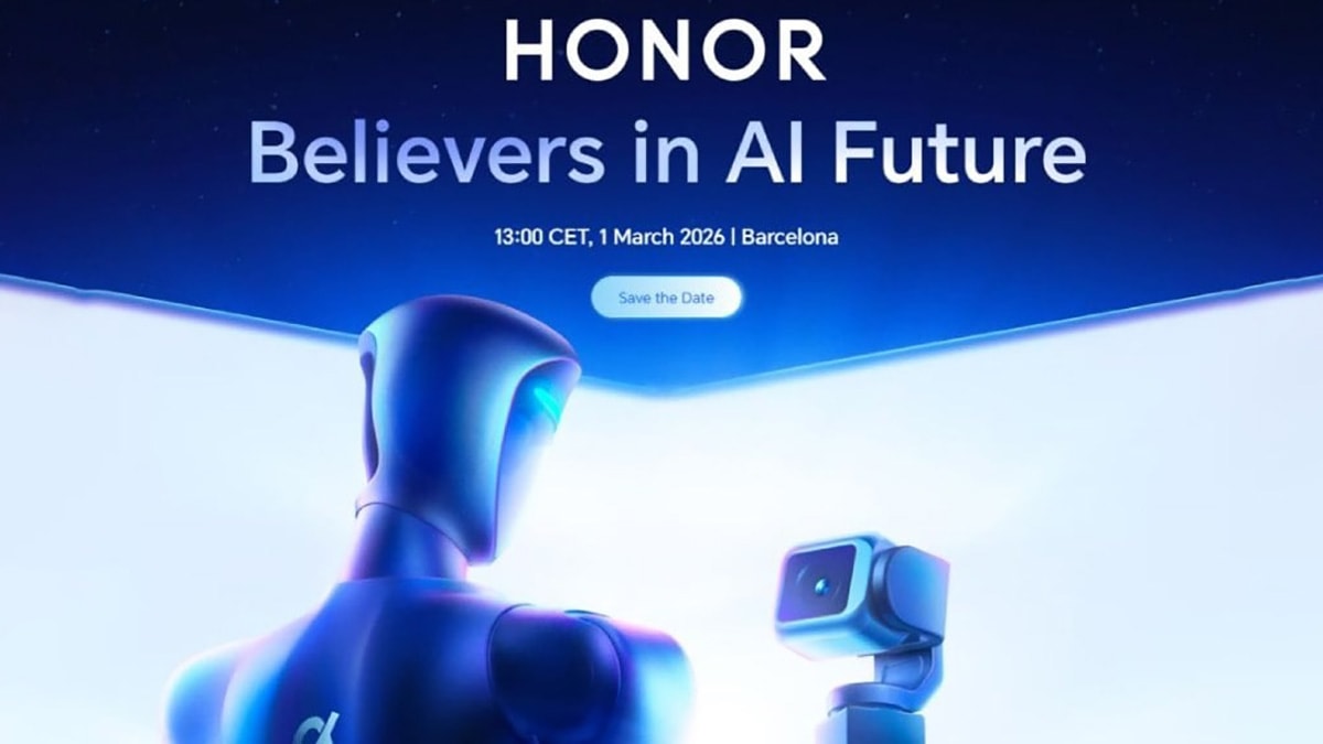 Sự kiện ra mắt HONOR Magic V6 và Robot Phone vào ngày 1 tháng 3 tại MWC 2026