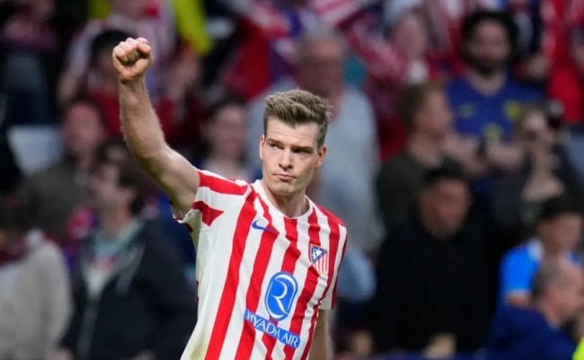 Alexander Sorloth tỏa sáng trong màu áo Atletico Madrid.