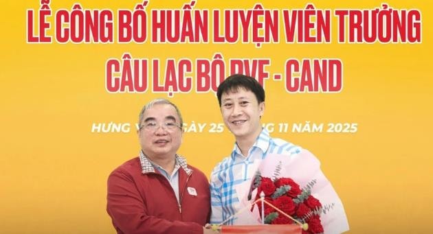 HLV Nguyễn Thành Công tự tin giúp PVF-CAND vượt khó.