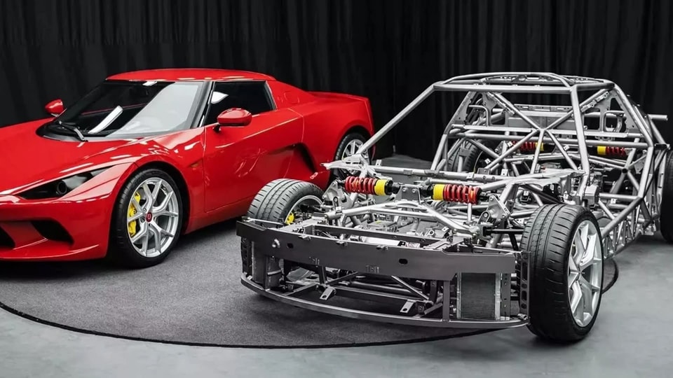 Siêu xe điện SC01 thiết kế dáng nêm hiện đại