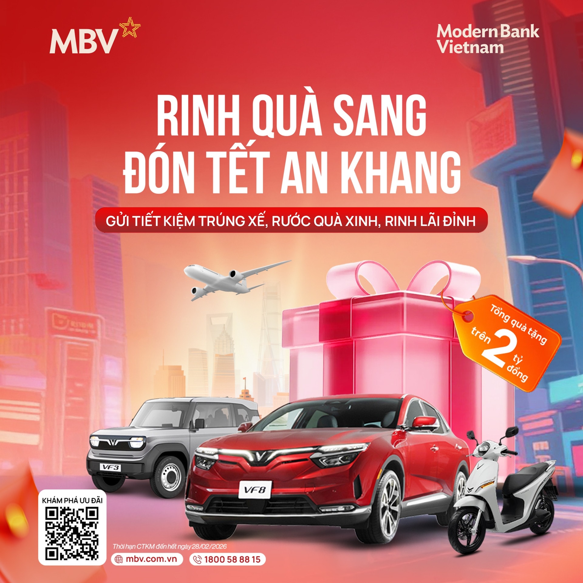 Chương trình ưu đãi gửi tiết kiệm tại MBV