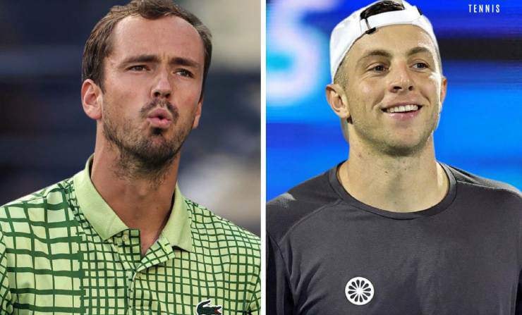 Daniil Medvedev và Tallon Griekspoor chuẩn bị cho trận chung kết Dubai Championships