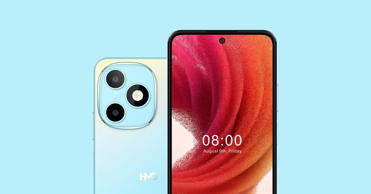 Mặt sau HMD Luma 4G với cụm camera 50MP