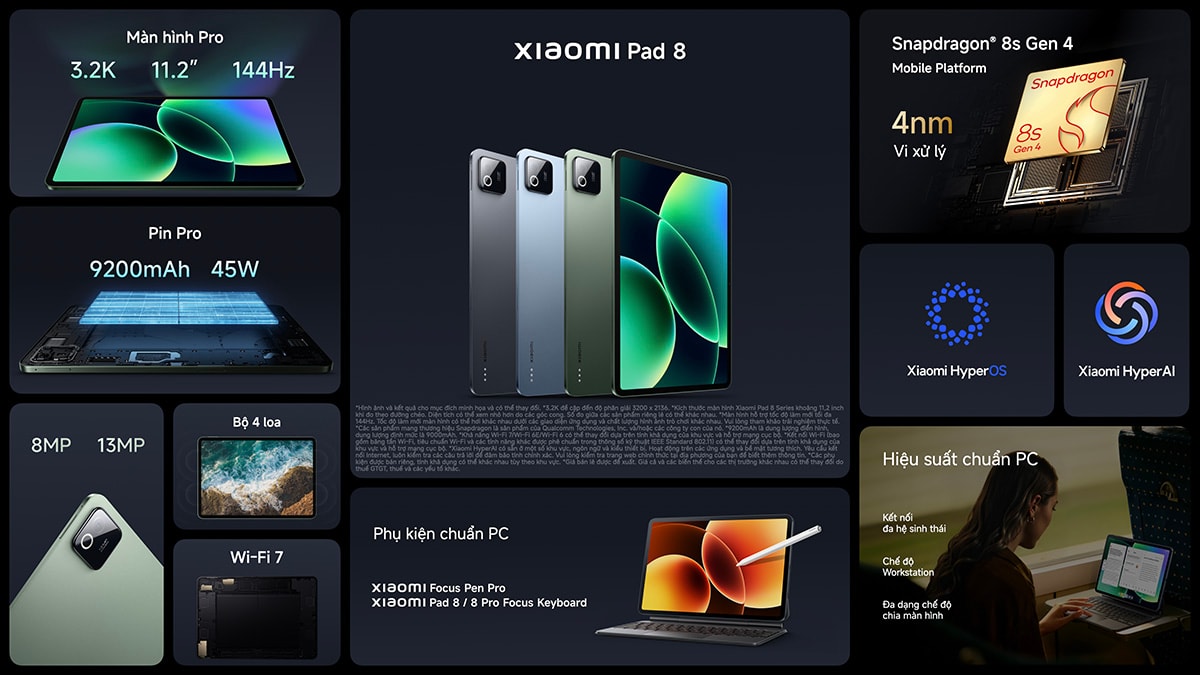 Camera và các tùy chọn màu sắc