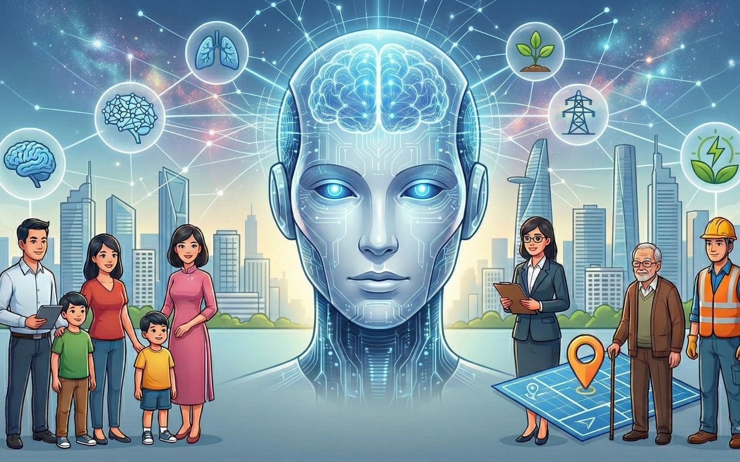 Nội dung do AI tạo ra bắt buộc phải gắn nhãn nhận biết Hình ảnh minh họa về Luật trí tuệ nhân tạo