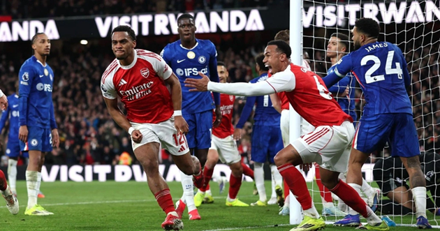 Những tình huống cố định của Pháo thủ đã thực sự làm khó Chelsea.