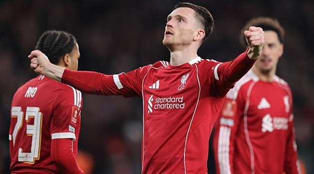 Andrew Robertson đã mang đến một màn trình diễn chói sáng.