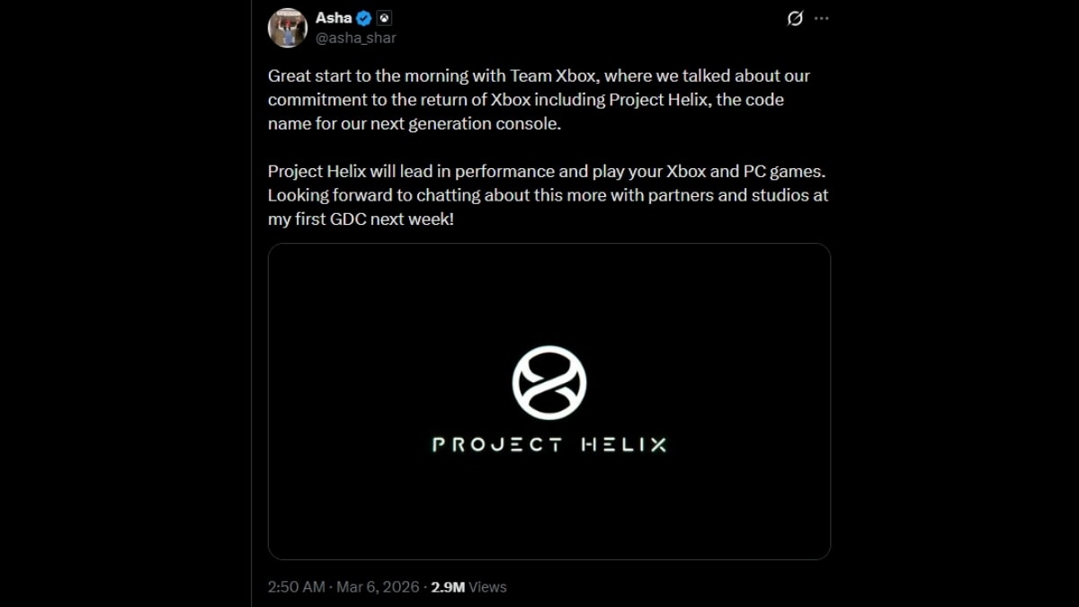 Bài đăng của tân CEO Xbox về dự án Project Helix