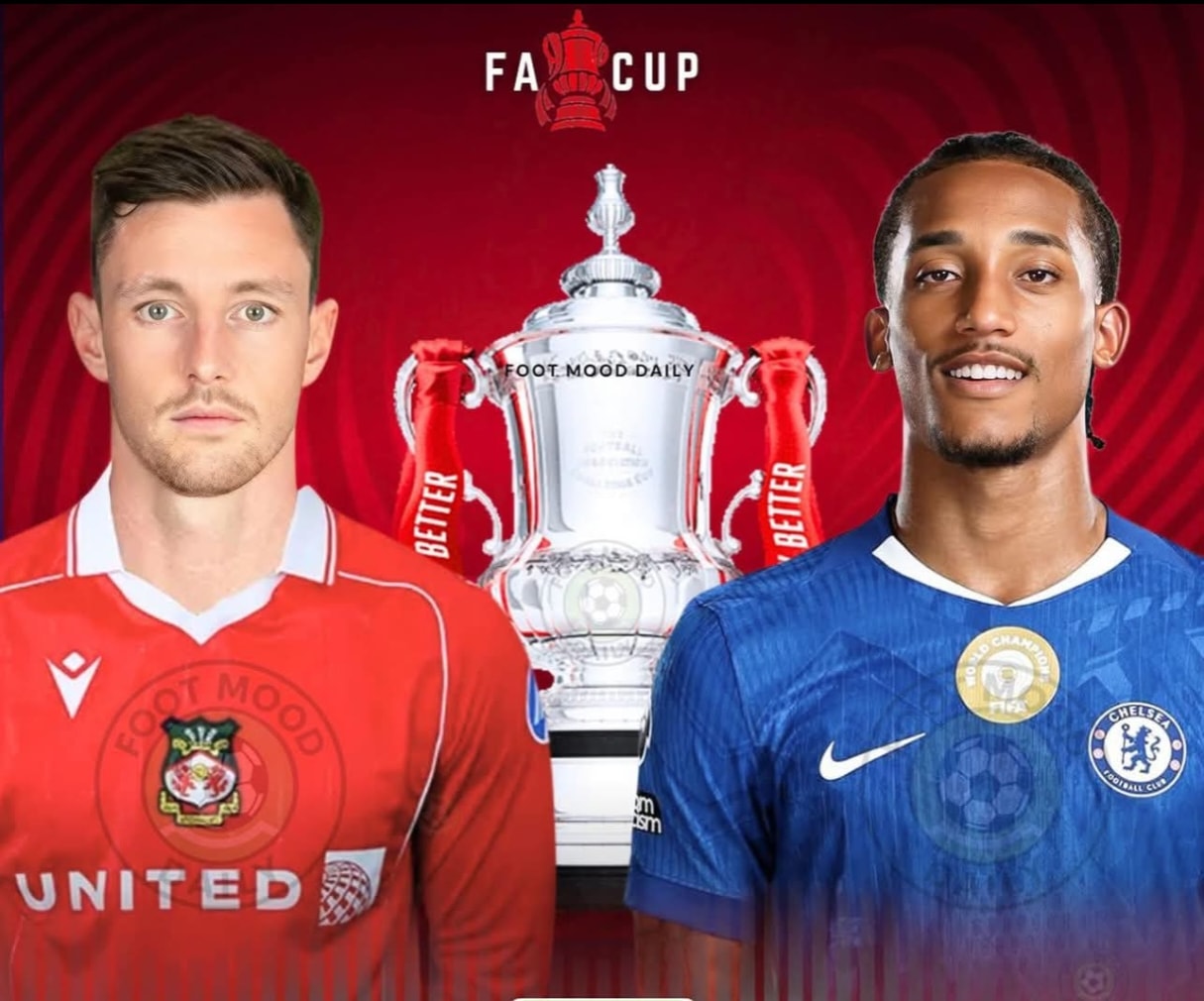 Chelsea chuẩn bị làm khách đến sân của Wrexham.