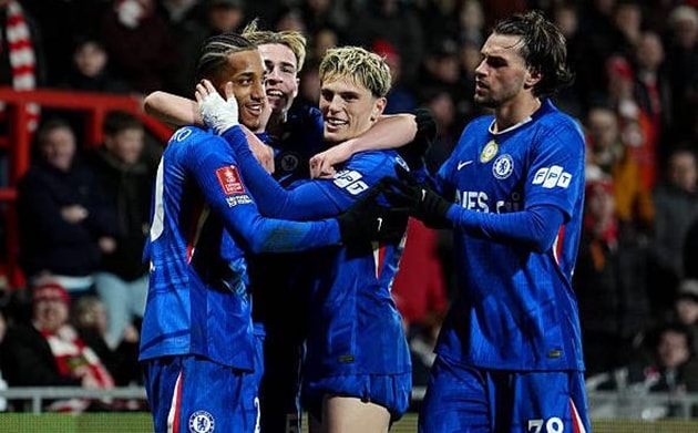 Chelsea nhọc nhằn đánh bại Wrexham để lọt vào tứ kết FA Cup.