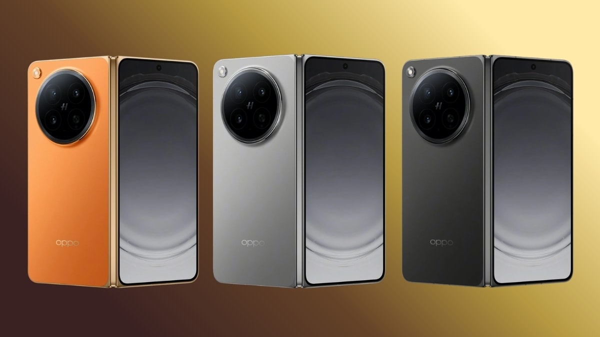 OPPO Find N6 có 3 phiên bản màu sắc gồm Cam Vàng, Titan Nguyên bản, Đen Sâu thẳm