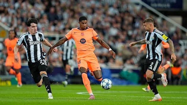 Tiền đạo Marcus Rashford luôn là mối đe dọa thường trực đối với hàng phòng ngự Newcastle.