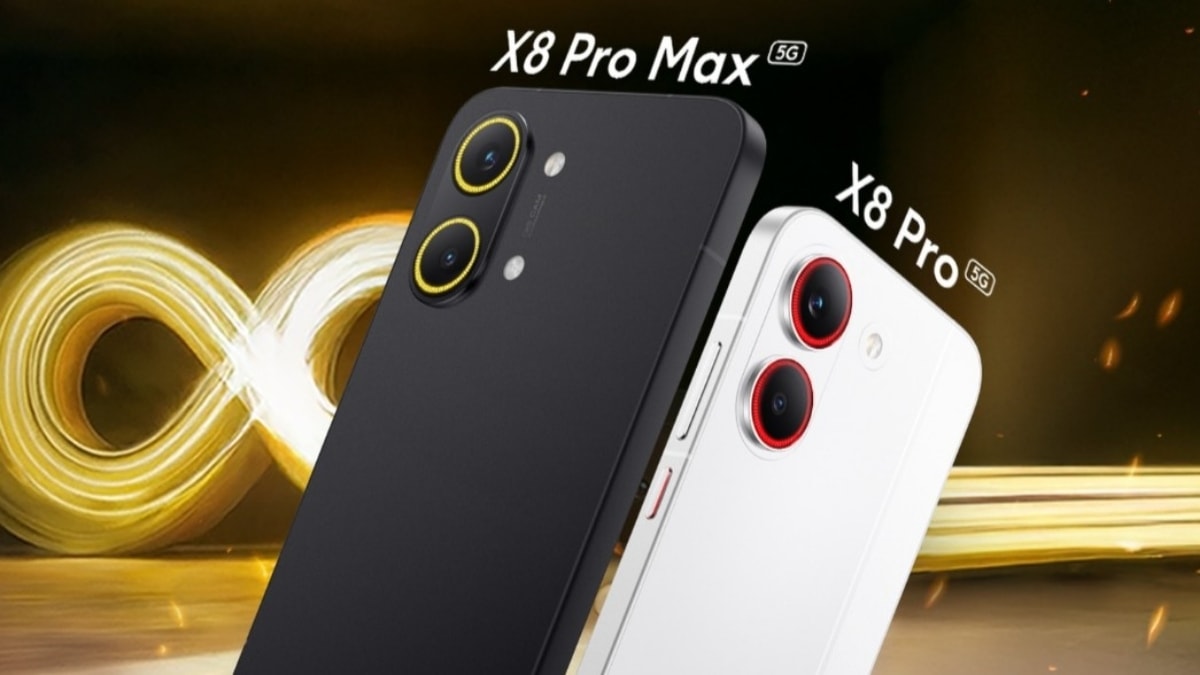Hệ thống vòng đèn LED bao quanh cụm camera sau trên POCO X8 Pro series
