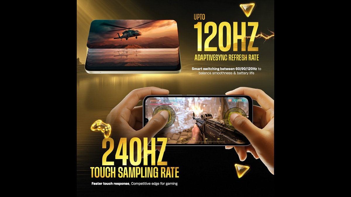 POCO C85x 5G sở hữu màn hình 120Hz mượt mà