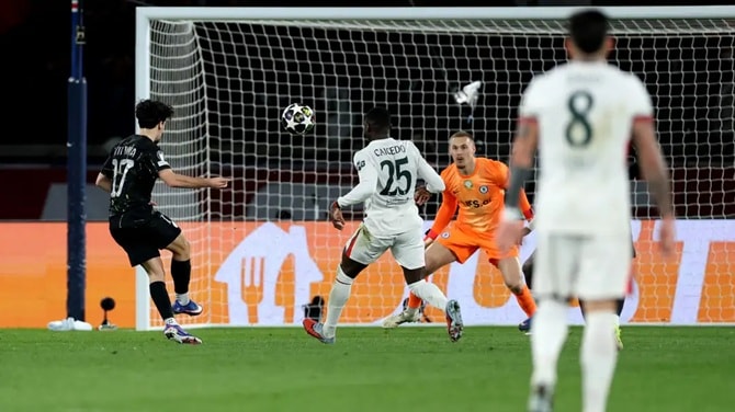 Thống kê chạm bóng của Jorgensen trong trận đấu với PSG