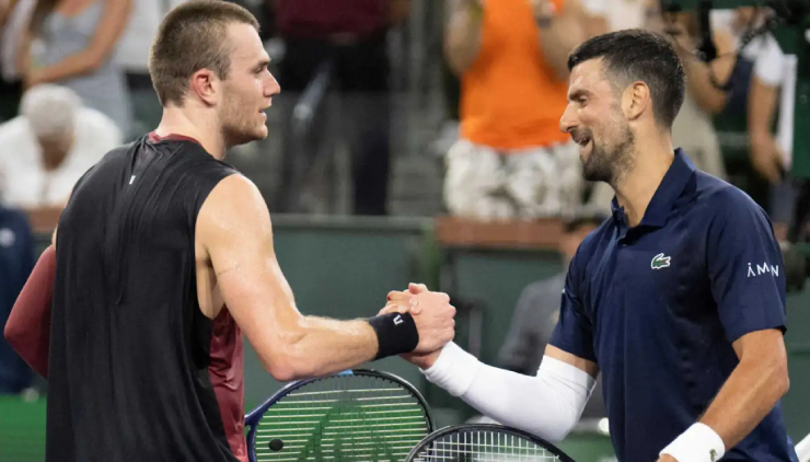 Djokovic và Draper sau trận đấu