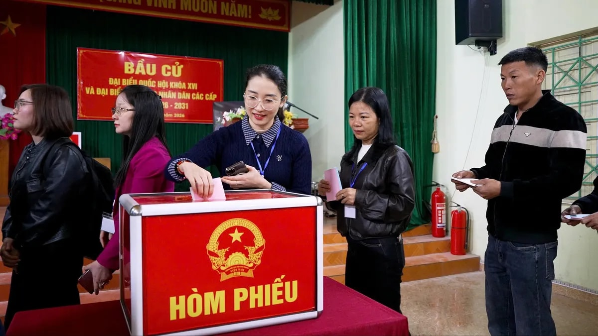 Thời gian đi bầu cử hôm nay 15/3/2026