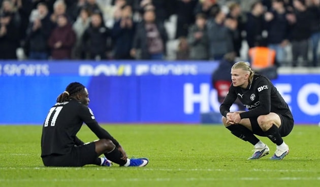 Manchester City hòa West Ham tại sân vận động London