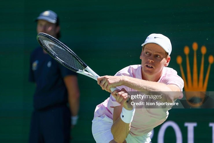 Jannik Sinner thi đấu thăng hoa tại Indian Wells