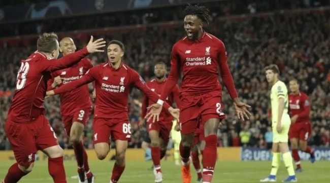 Liverpool tạo nên cú sốc tại Anfield trước Barcelona.