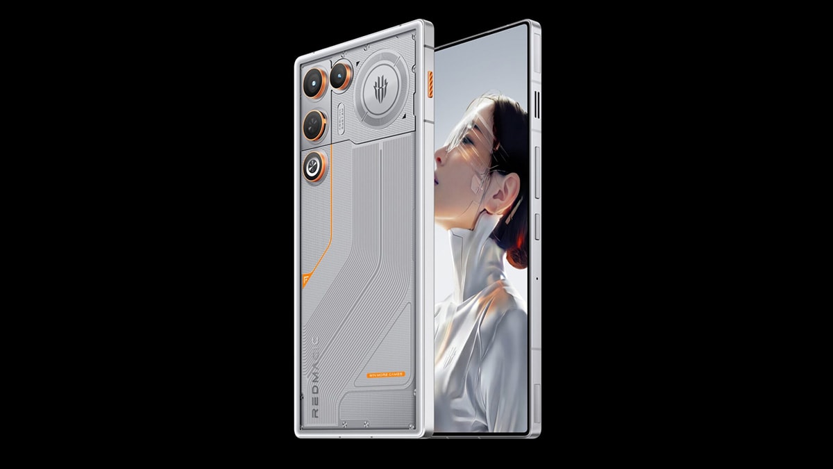 Red Magic 11 Air Trace Edition sở hữu thiết kế màu trắng cam ấn tượng