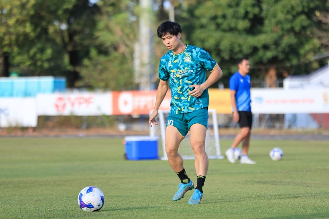 Nguyễn Công Phượng phải nghỉ hết mùa vì chấn thương. Ảnh: Đồng Nai FC.