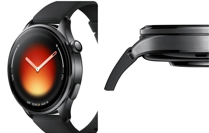 Đồng hồ Xiaomi Watch 5 thiết kế thép không gỉ 316L và kính Sapphire cao cấp