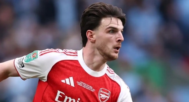 Declan Rice nỗ lực vực dậy tinh thần cho toàn đội Arsenal