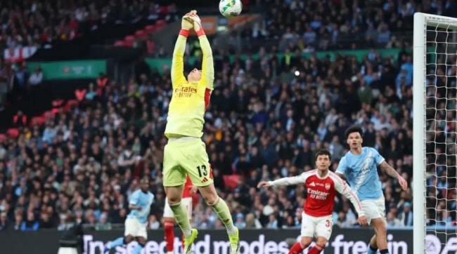 Kepa Arrizabalaga mắc sai lầm tai hại dẫn đến bàn thua của Arsenal