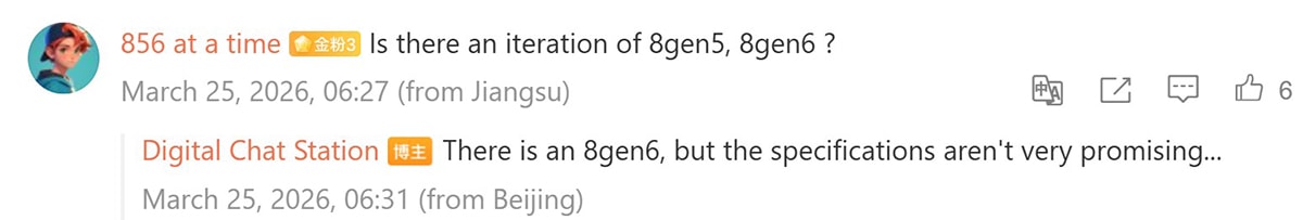 Qualcomm cũng đang phát triển chipset Snapdragon 8 Gen 6