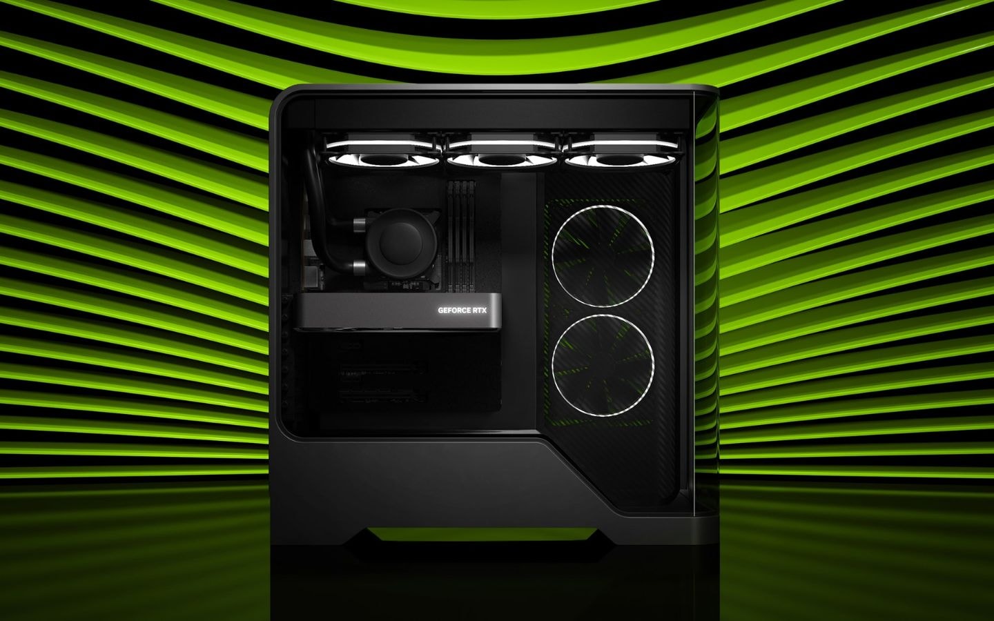 Hình ảnh minh họa dòng card đồ họa Geforce RTX 50 series