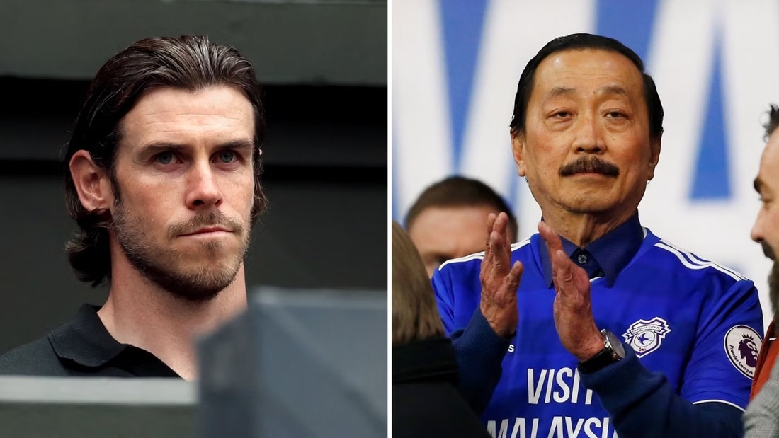 Gareth Bale và cuộc đàm phán tiếp quản đội bóng từ ông chủ Vincent Tan.