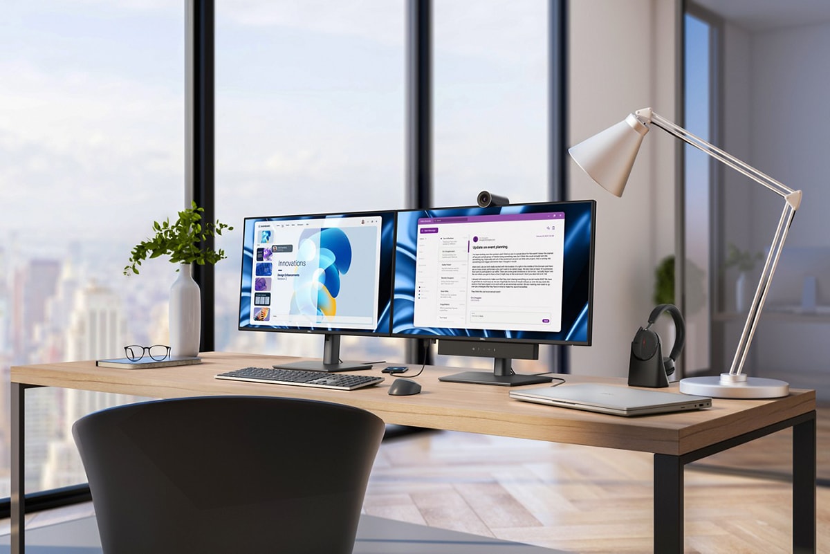 Các cổng kết nối trên màn hình Dell Pro P