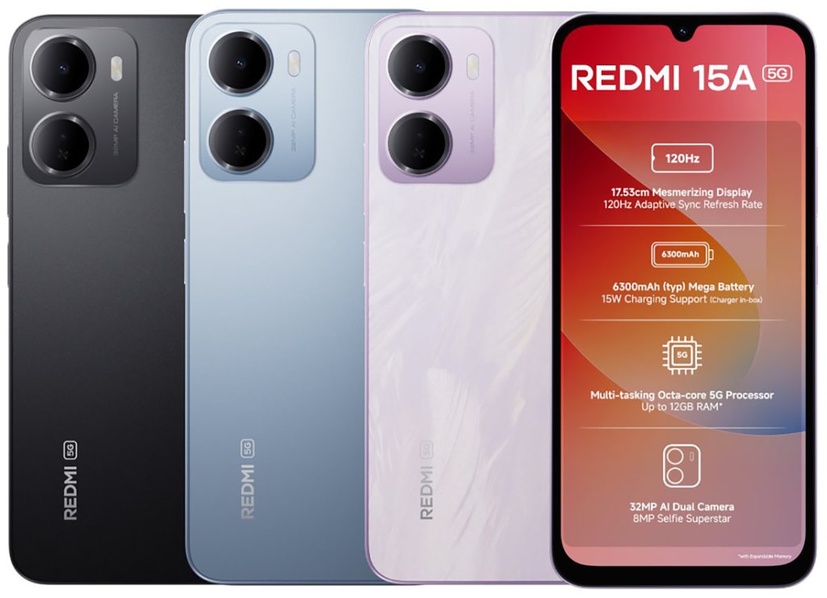 Redmi 15A 5G ra mắt với mức giá khá phải chăng Redmi 15A 5G ra mắt với mức giá khá phải chăng