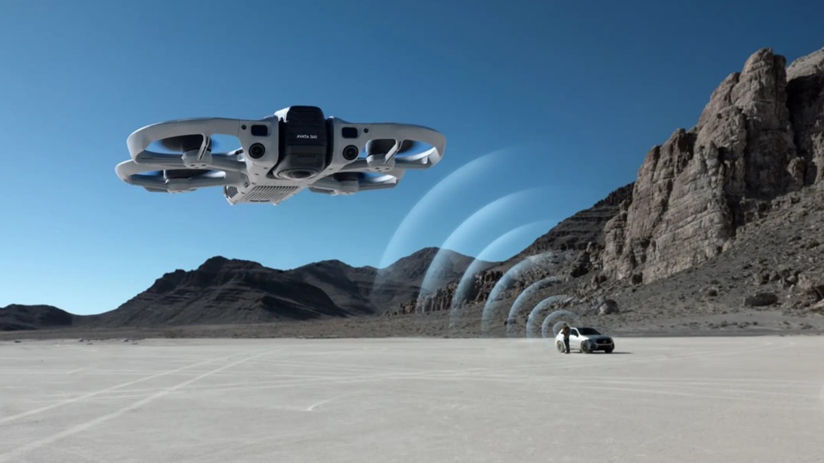 Hệ thống cảm biến và camera trên DJI Avata 360 giúp bay an toàn hơn